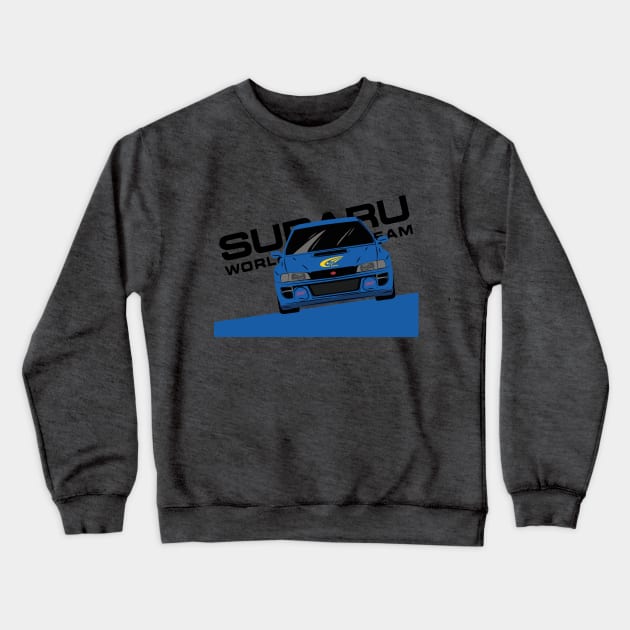 Subaru World Rally Team Crewneck Sweatshirt by AliceEye555